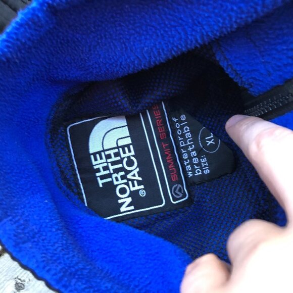 Vintage The North Face Summit Series Windbreaker Jacket XL Blue - Picture 3 of 8